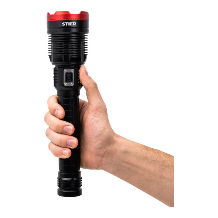 Lampe de poche sans fil STIER, 8 000 lumens, 5 000 mAh, 6 500 K