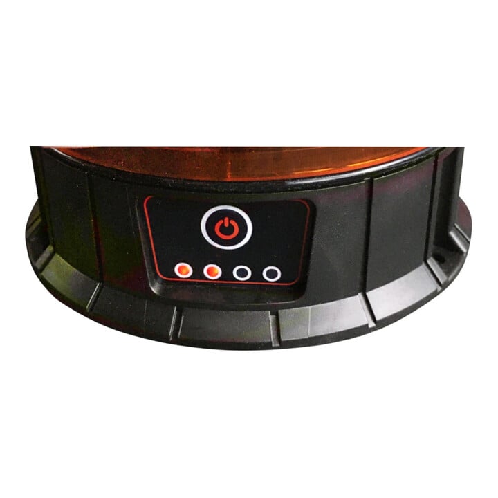 Lampe de signalisation LED rechargeable, magnétique, avec ventouse