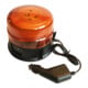 Lampe de signalisation LED rechargeable, magnétique, avec ventouse