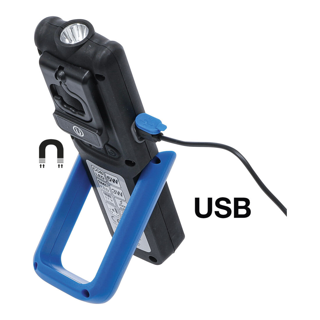 Lampe de travail COB-LED repliable BGS