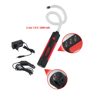 Lampe d'inspection flexible, 400 Lumens