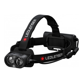 Lampe frontale Ledlenser H19R Core puissante et rechargeable avec deux lampes LED