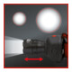 Lampe frontale perfectLight avec focus 140 lumens