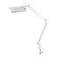 Lampe loupe LED lentille en verre 190,5 mm (7,5″) pied blanc avec capot, tête carrée-4