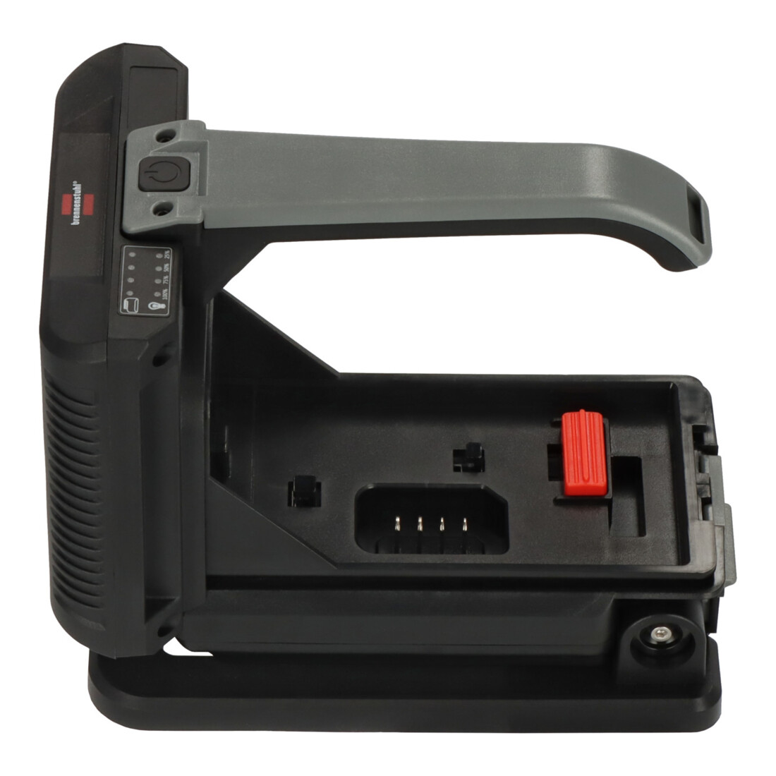 Lampe portative à LED rechargeable Brennenstuhl Multi Battery HL 3000 / Projecteur portatif / Lampe de travail 1140 + 2160lm (IP54, compatible avec les batteries 18V de 7 fabricants différents de powertools, Engineered in Germany)