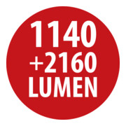 Lampe portative à LED rechargeable Brennenstuhl Multi Battery HL 3000 / Projecteur portatif / Lampe de travail 1140 + 2160lm (IP54, compatible avec les batteries 18V de 7 fabricants différents de powertools, Engineered in Germany)-5