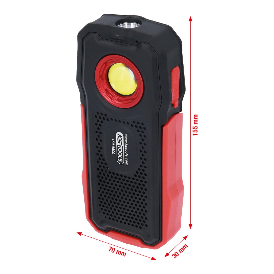 Lampe portative mobile pour atelier, 500 lumens, avec Bluetooth KS Tools