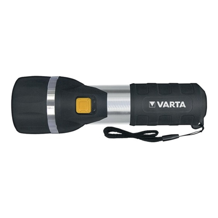 Lampe torche LED Day Light 58 lm 2 x D piles bouton 63 m VARTA
