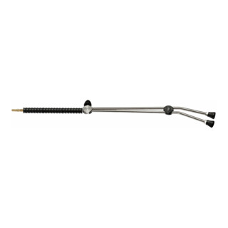 Lance double Kränzle 1000 mm sans bouton rotatif