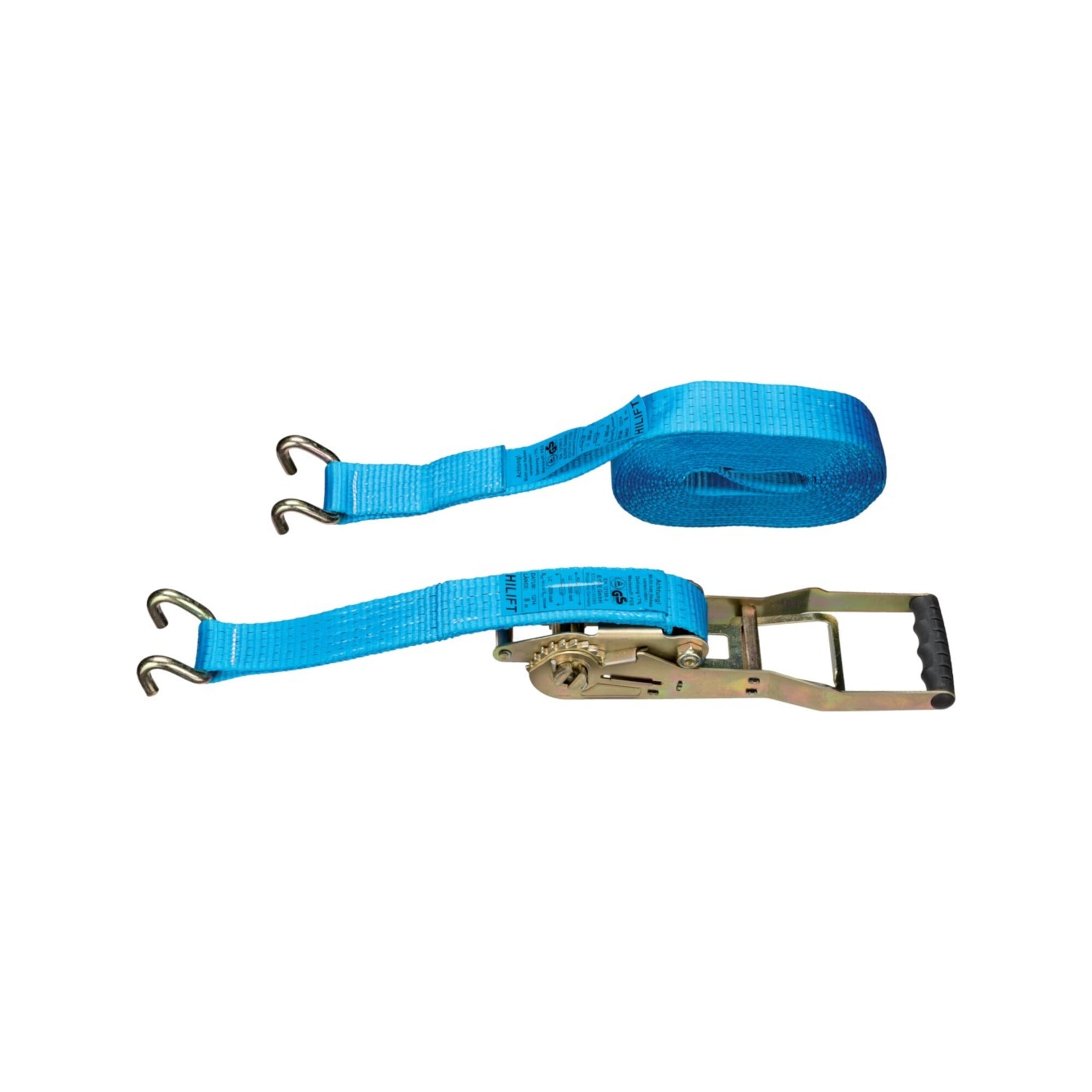 Langhebel-Zurrgurt 50mm 6m 5T U-Haken ; E/D/E