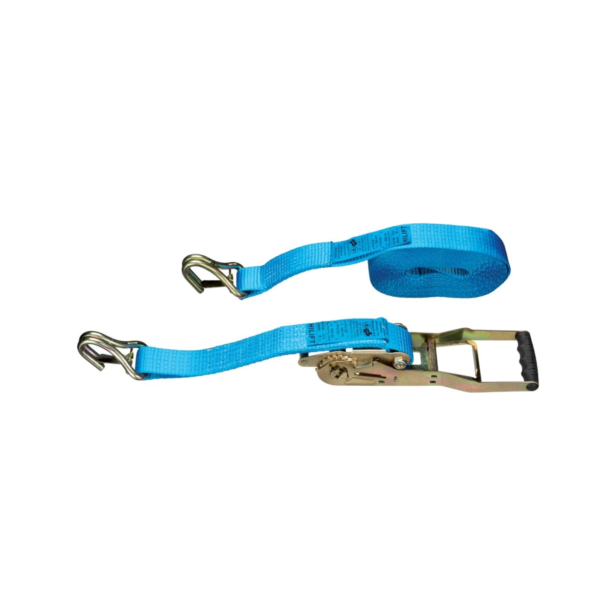 Langhebel-Zurrgurt 50mm 8m 5T PS-Haken ; E/D/E