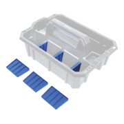 Languettes de séparation pour caisse porte-outils matière plastique 6 pièces BGS-2