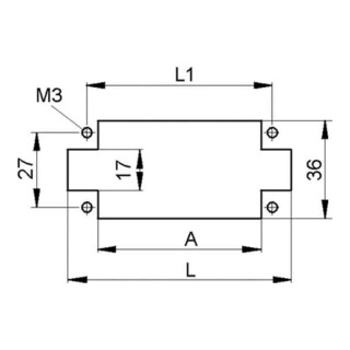 Lapp Accessoire Embase de connecteur EPIC H-BS 6 SS DR