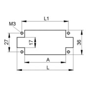 Lapp Accessoire Embase de connecteur EPIC H-BS 6 SS DR-1