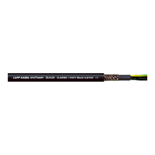 Lapp Kabel&Leitung ÖLFLEX CLASSIC 110 CY BK 0,6/1kV 2x0,75 1121232 T500
