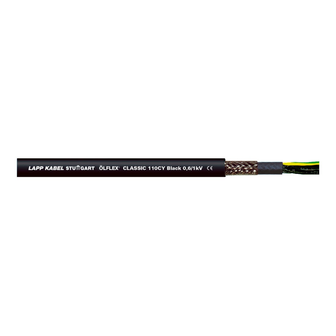 Lapp Kabel&Leitung ÖLFLEX CLASSIC 110 CY BK 0,6/1kV 2x0,75 1121232 T500