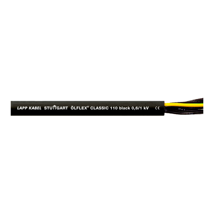 Lapp Kabel&Leitung ÖLFLEX CLASSIC 110 Noir 0,6/1kV 4G2,5 1120342 T500