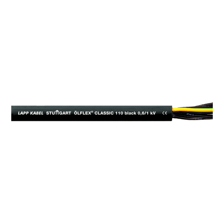 Lapp Kabel&Leitung ÖLFLEX CLASSIC 110 Noir 0,6/1kV 5G1,5 1120311 T500