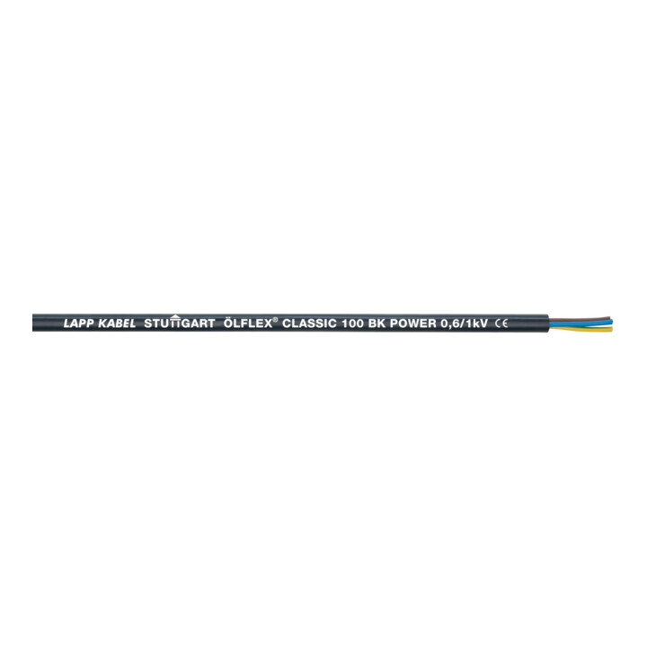 Lapp Kabel&Leitung ÖLFLEX CLASSIC 100 BK 0,6/1kV 3G1,5 1120463 T500