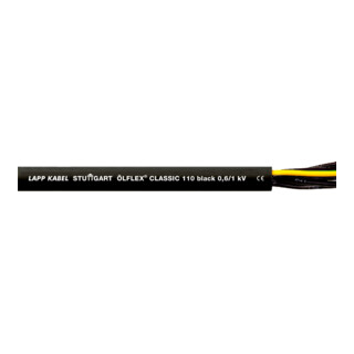 Lapp Kabel&Leitung ÖLFLEX CLASSIC 110 Black 0,6/1kV 12G1,5 1120320 T500
