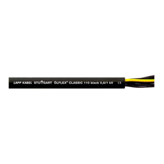 Lapp Kabel&Leitung ÖLFLEX CLASSIC 110 Black 0,6/1kV 3G1 1120267 T500