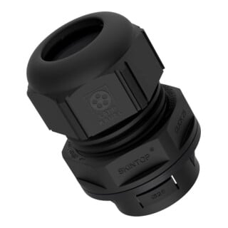 lapp Kabelverschraubung SKINTOP-CLICK-12 Ø 12,3mm schwarz UV-beständig IP68