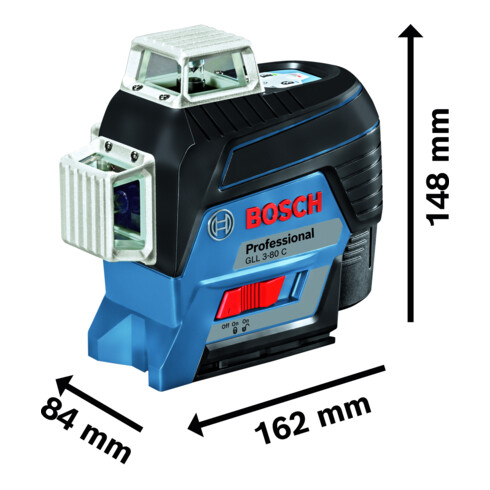 Laser à ligne GLL3-80 C+GLM 20MT Bosch Professional