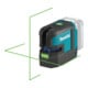 Laser à ligne transversale alimenté par batterie Makita SK105GDZ vert