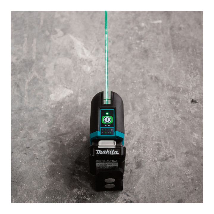 Laser à ligne transversale alimenté par batterie Makita SK105GDZ vert