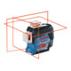 Laser à lignes croisées BOSCH à nivellement automatique GLL 3-80C avec Batterie et L-BOXX-1