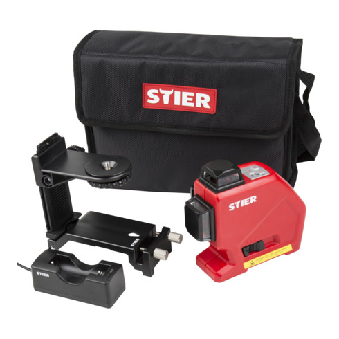 Laser à lignes croisées STIER 3x360°