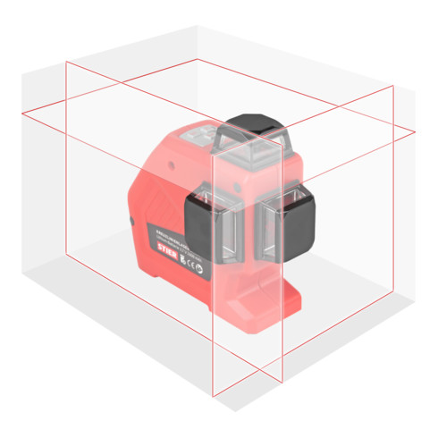 Laser à lignes croisées STIER 3x360°