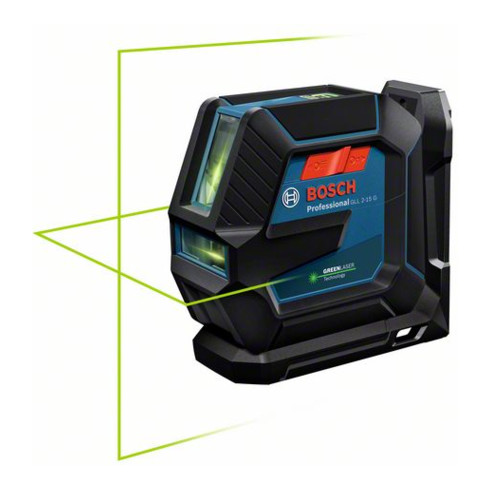 Bosch Laser a linee GLL 2-15 G con morsetto per solaio e valigetta per professionisti