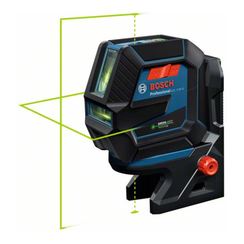Bosch Laser combinato GCL 2-50 G con morsetto per solaio e valigetta per professionisti
