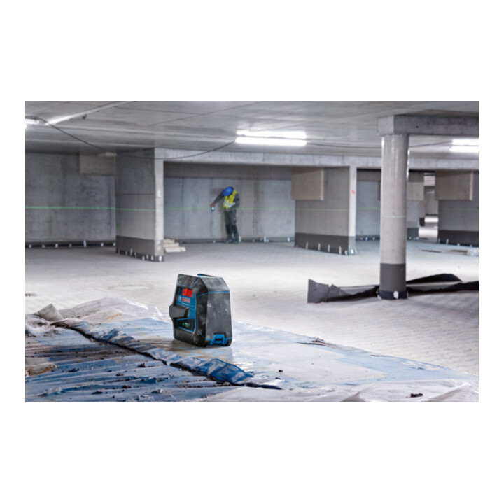 Laser combiné Bosch GCL 2-50 G avec support de construction
