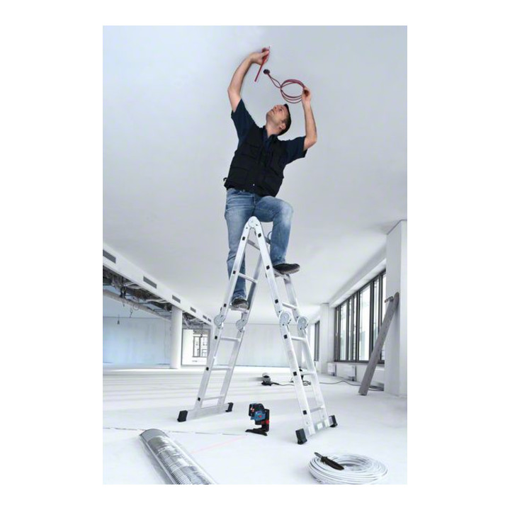 Laser combiné Bosch GCL 25 avec sac de protection et trépied de construction BT 150