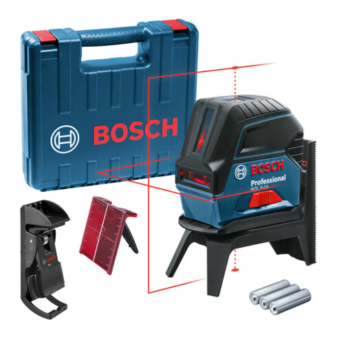 Laser Combiné Bosch points et lignes GCL 2-15 avec malette