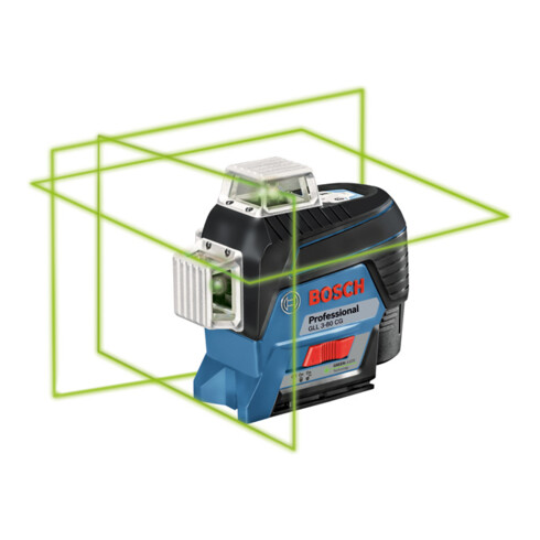 Laser lignes Bosch GLL 3-80 CG en L-BOXX