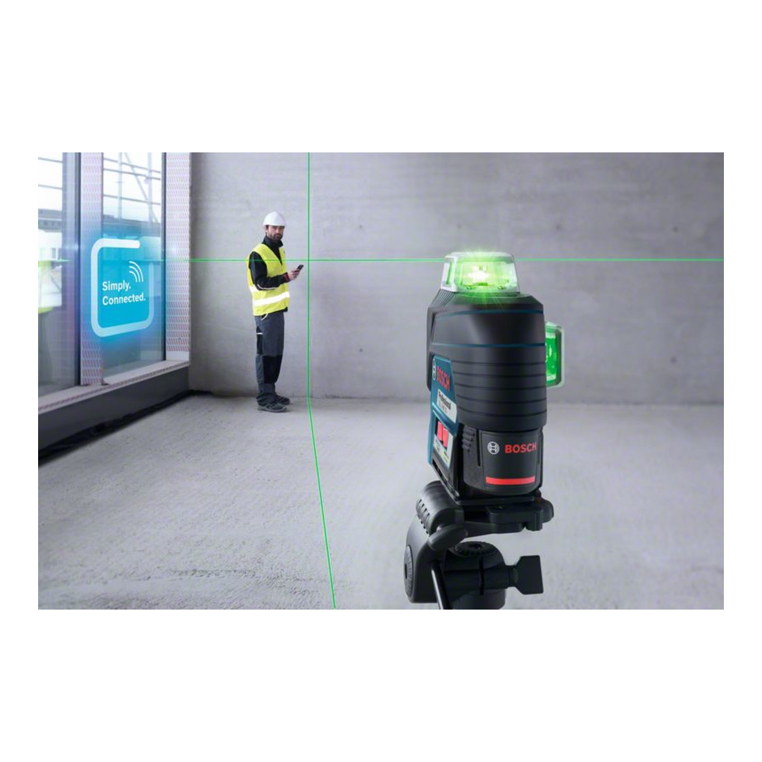 Laser lignes Bosch GLL 3-80 CG en L-BOXX