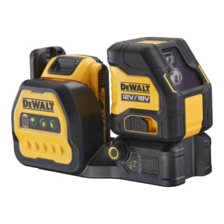 Laser lignes croisées DEWALT vert incl. batterie 18V/2Ah, compatible avec les batteries 12V et 18V XR DCE088D1G18-QW