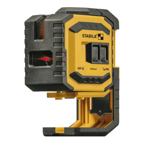 Laser lignes croisées et aplomb STABILA LAX 300, set de 5 pièces