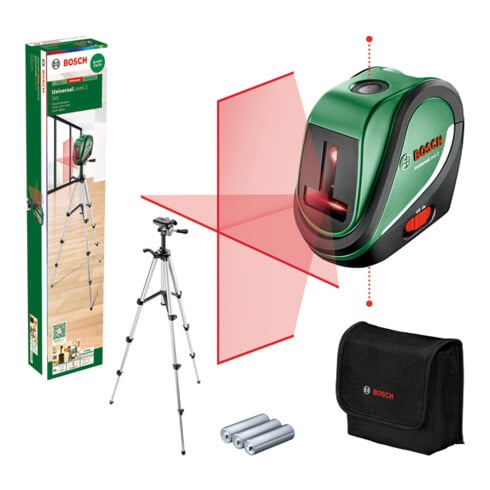 Laser lignes croisées UniversalLevel 2 Set Bosch