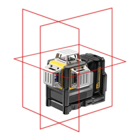 Laser multiligne DEWALT 3x360° rouge avec piles DCE089LR-XJ