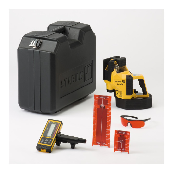 Laser multiligne STABILA LA 180 L, set de 6 pièces