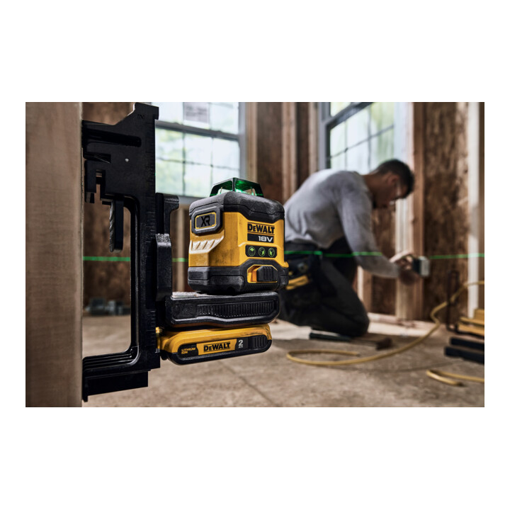 Laser multilignes sans fil DEWALT 18 volts 3x360°, 2Ah DCLE34031D1-QW