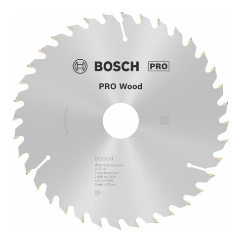 laser onBosch cirkelzaagblad Optiline Wood voor handcirkelzagen 180 x 30/20 x 2,6 mm 36