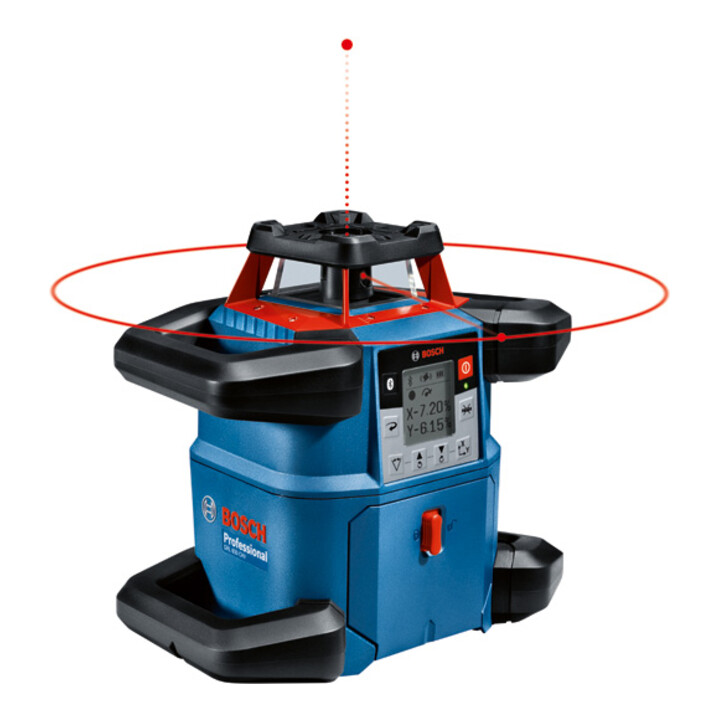 Laser rotatif Bosch GRL 600 CHV, avec batterie et chargeur rapide
