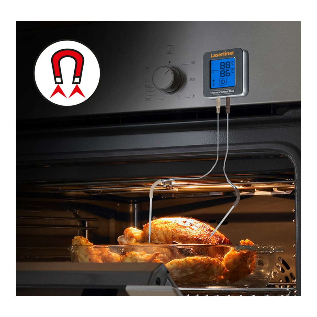 Laserliner digitales Thermometer ThermoControl Duo