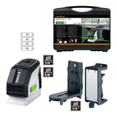 Laserliner Laser a linee incrociate MasterCross-Laser 2GP