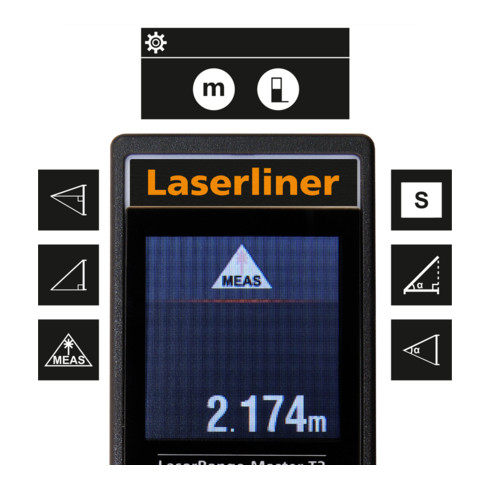 Laserliner Laser-Entfernungsmesser LaserRange-Master T3